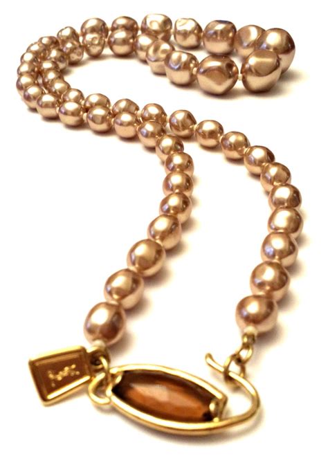 ysl pearl necklace